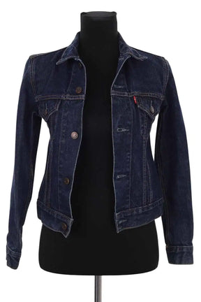 Veste Levi's Marine en Coton, taille XS - Seconde Main