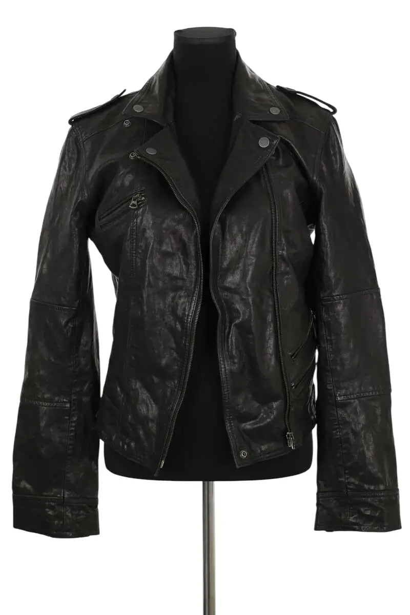 Veste Levi's Noir en Cuir, taille L - Seconde Main