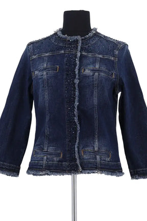 Veste Liu Jo Bleu en Coton, taille XXL - Seconde Main