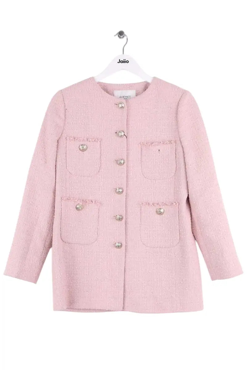 Veste LK Bennett Rosie Rose en Coton, taille M - Seconde Main