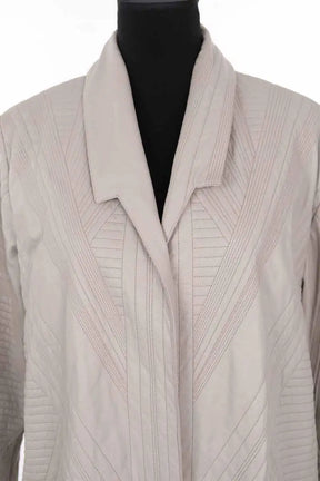 Veste Maison Ullens Gris en Cuir