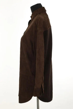 Veste Maison Ullens Marron en Cuir