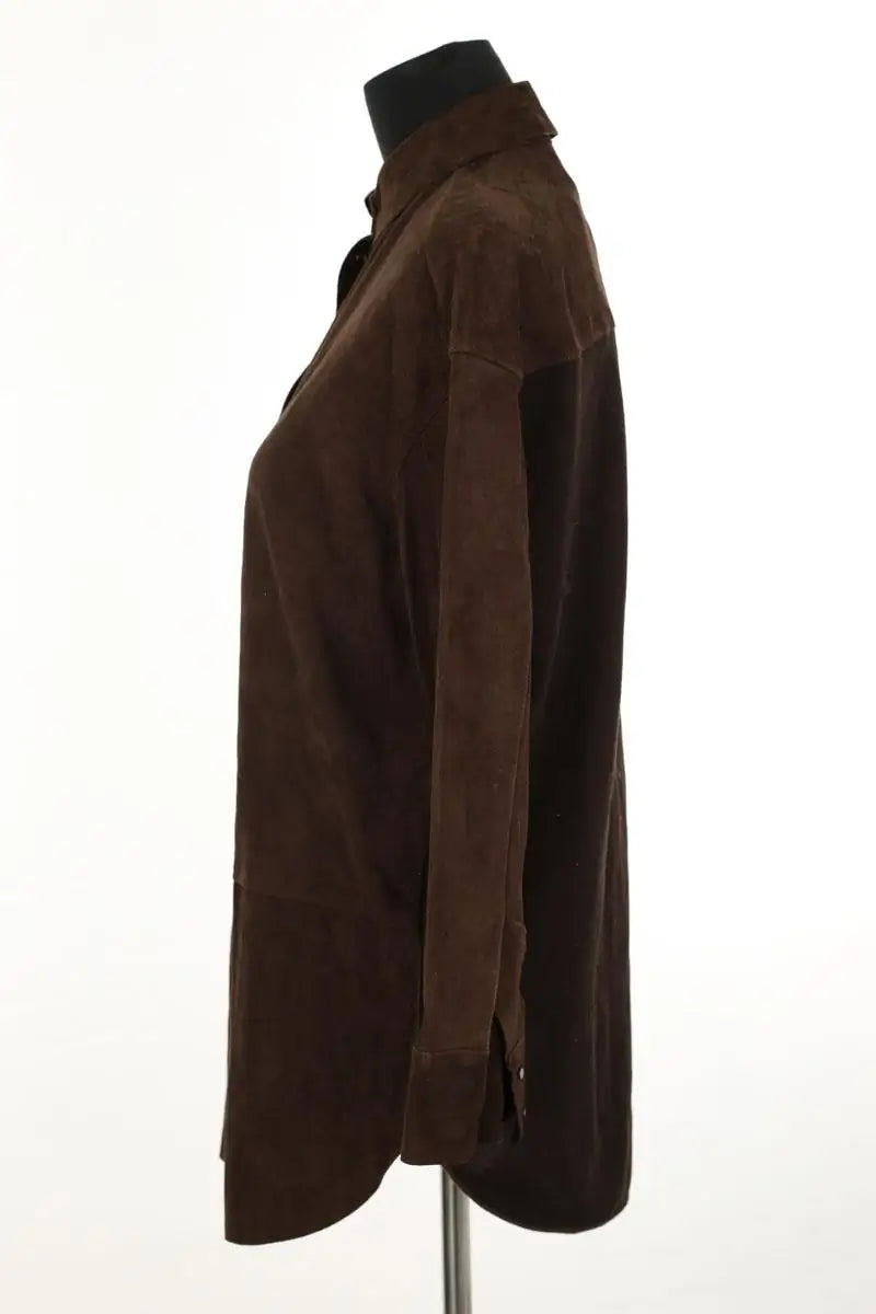 Veste Maison Ullens Marron en Cuir