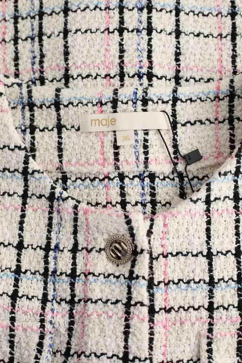 Veste Maje Blanc en Coton