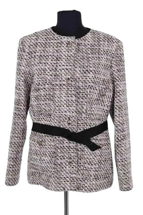 Veste Maje Blanc en Synthétique, taille L - Seconde Main