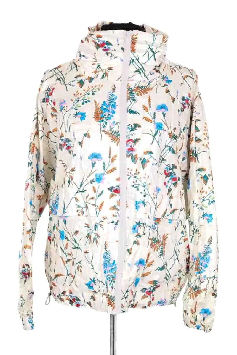 Veste Maje Blanc en Synthétique, taille M - Seconde Main