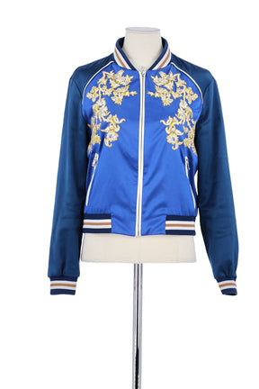 Veste Maje Bleu en Polyester, taille M - Seconde Main