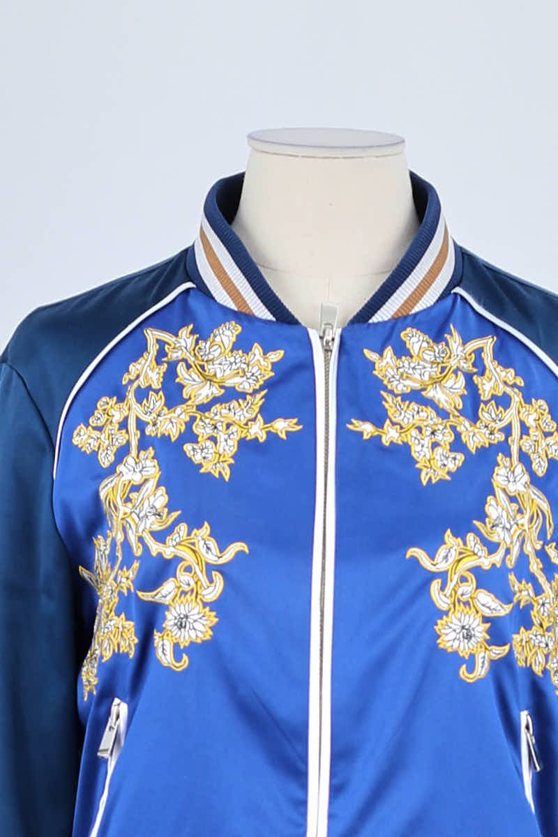 Veste Maje Bleu en Polyester