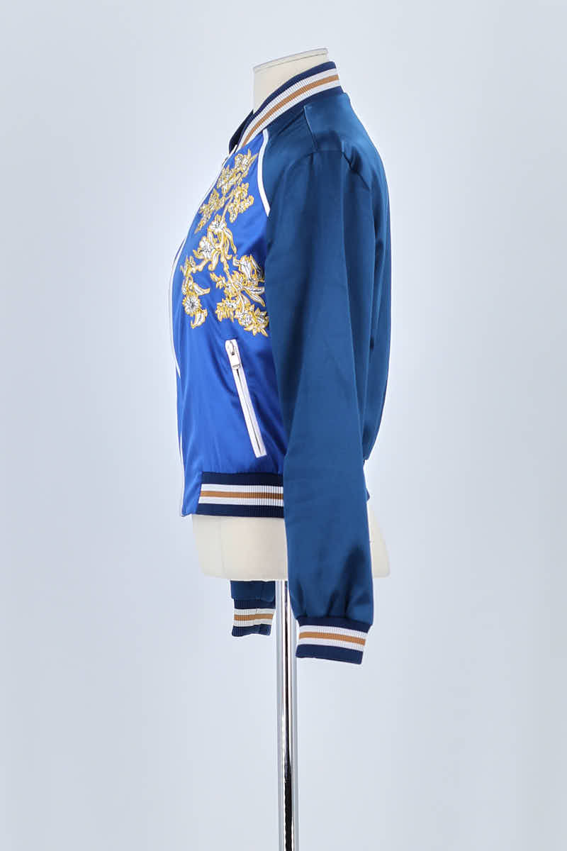Veste Maje Bleu en Polyester