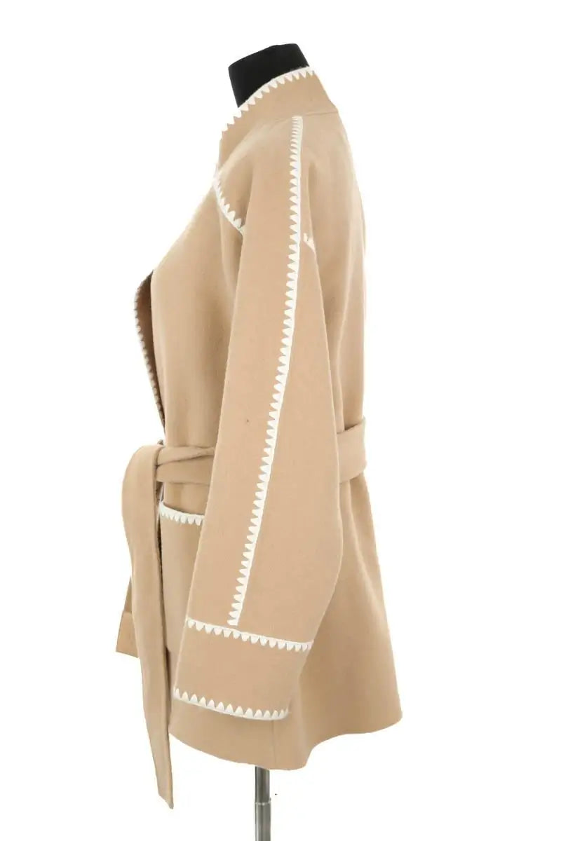 Veste Maje Camel en Laine