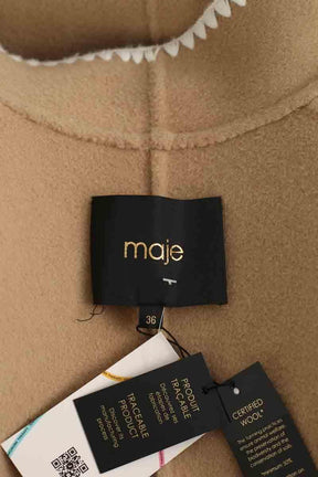 Veste Maje Camel en Laine