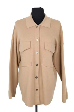 Veste Maje Camel en Synthétique, taille XS - Seconde Main