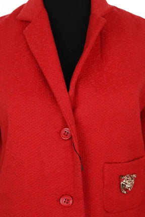 Veste Maje Fripe Rouge en Coton