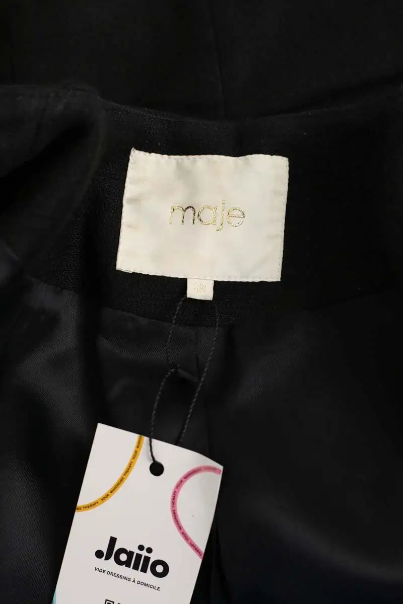 Veste Maje Noir en Coton