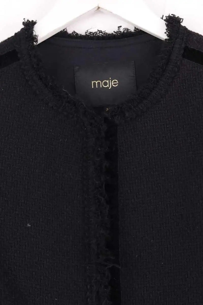 Veste Maje Noir en Coton