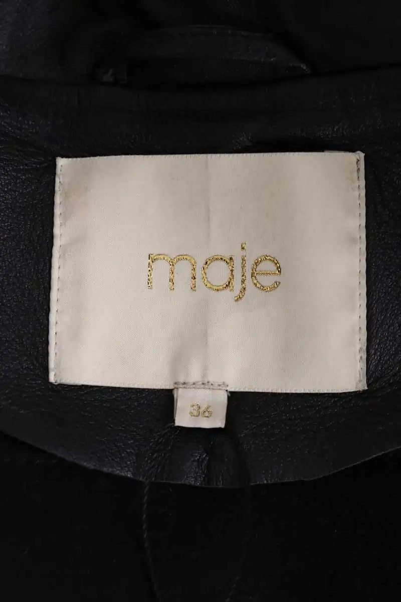Veste Maje Noir en Coton