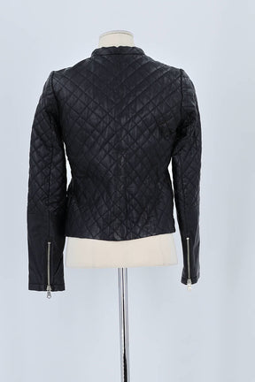 Veste Maje Noir en Cuir