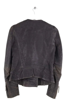 Veste Maje Noir en Cuir