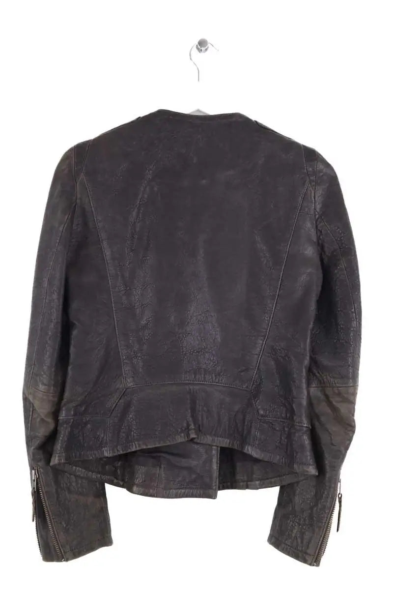 Veste Maje Noir en Cuir