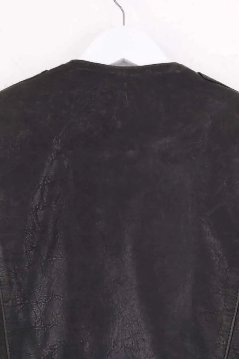 Veste Maje Noir en Cuir