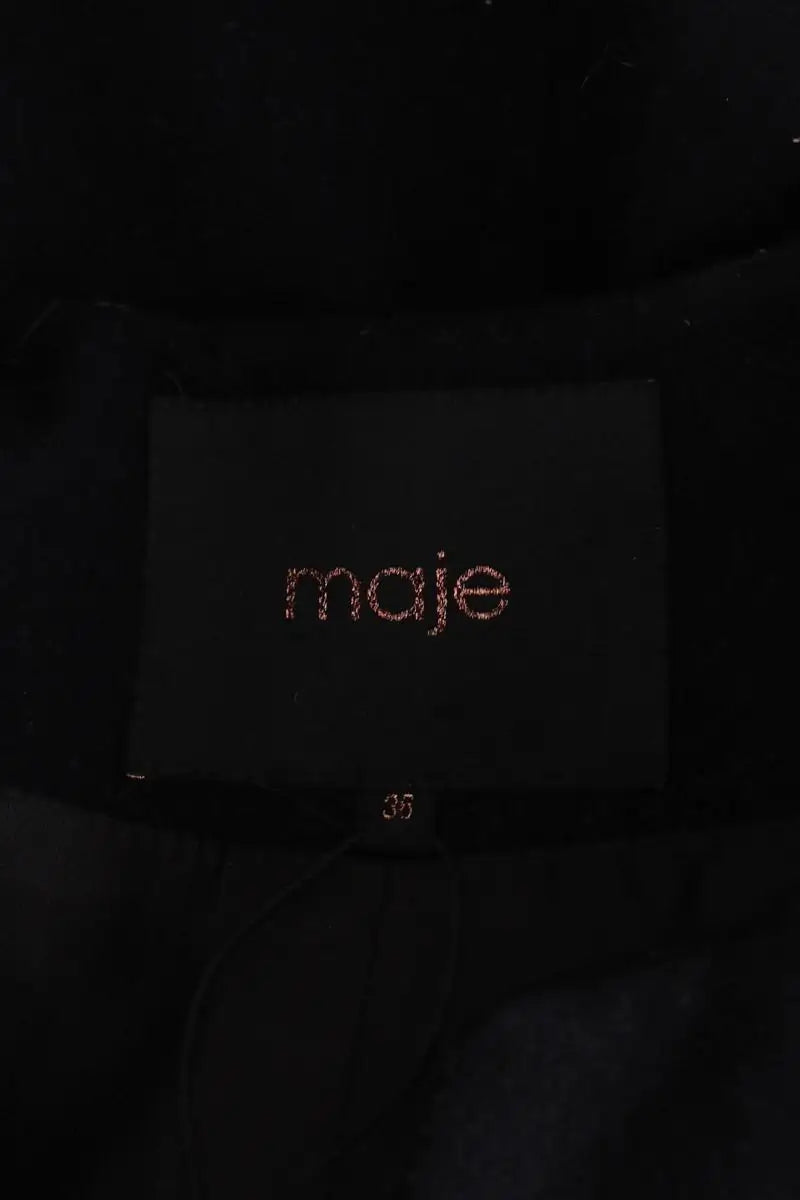 Veste Maje Noir en Laine