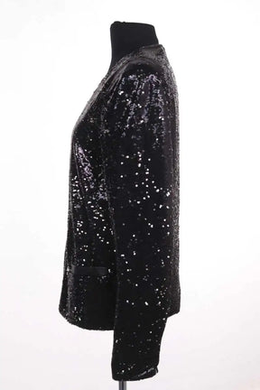 Veste Maje Noir en Paillettes