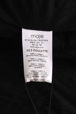 Veste Maje Noir en Paillettes