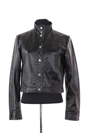 Veste Maje Noir en Synthétique, taille S - Seconde Main