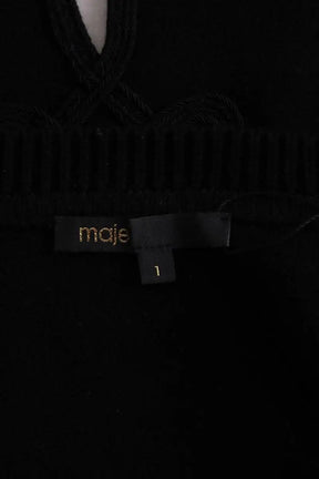 Veste Maje Noir en Synthétique