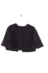 Veste Maje Noir en Synthétique, taille XS - Seconde Main
