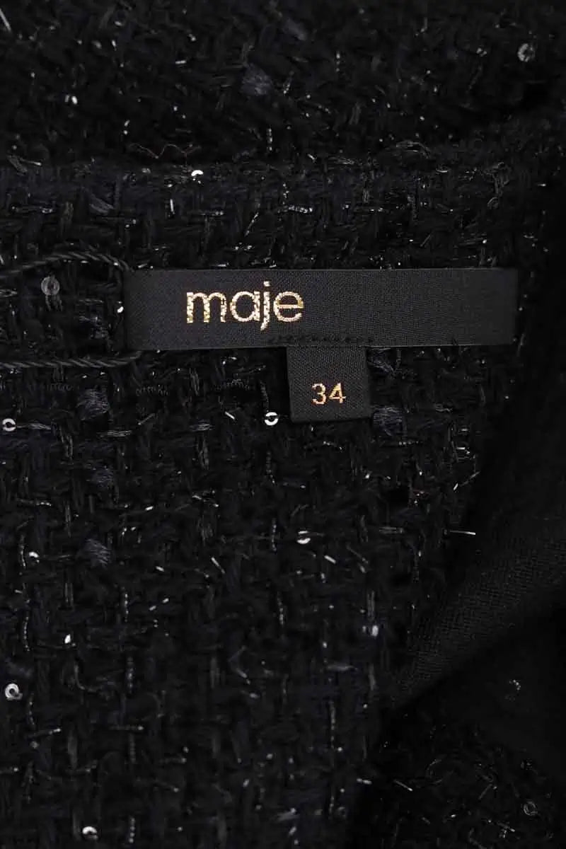 Veste Maje Noir en Synthétique