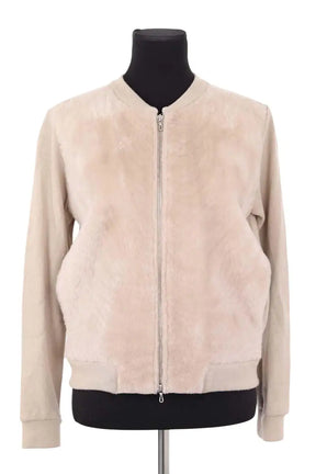 Veste Majestic Filatures Beige en Laine, taille S - Seconde Main