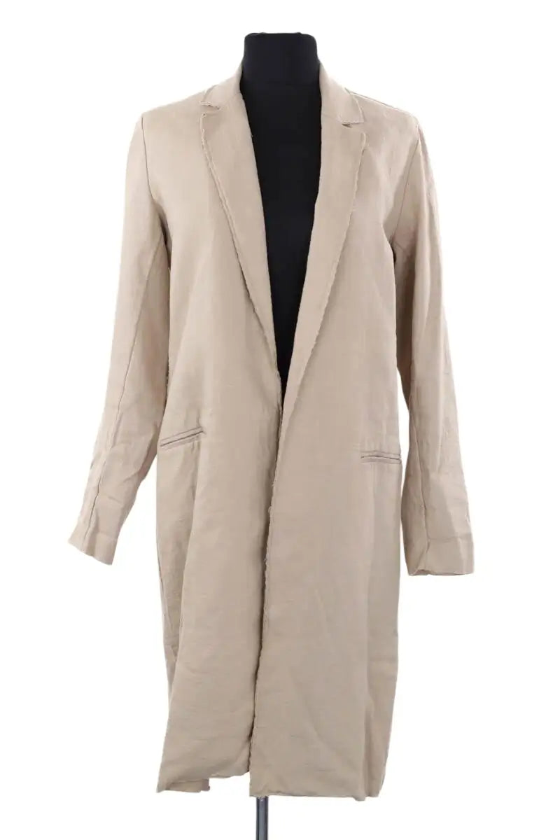 Veste Majestic Filatures Beige en Lin, taille S - Seconde Main