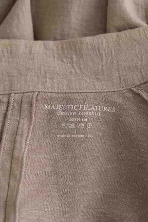 Veste Majestic Filatures Beige en Lin