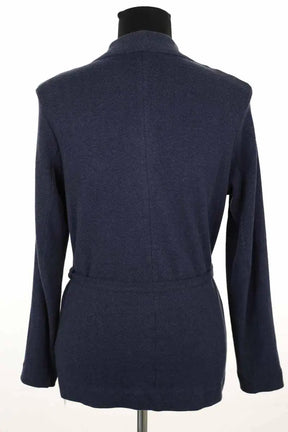 Veste Majestic Filatures Bleu en Cachemire
