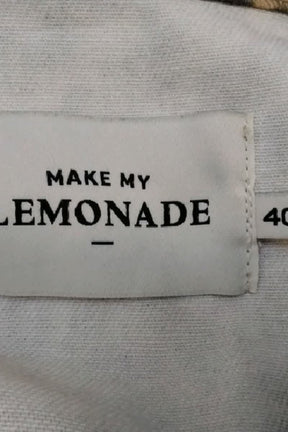 Veste Make My Lemonade Marron en Coton