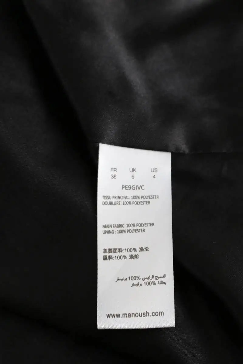 Veste Manoush Noir en Polyester