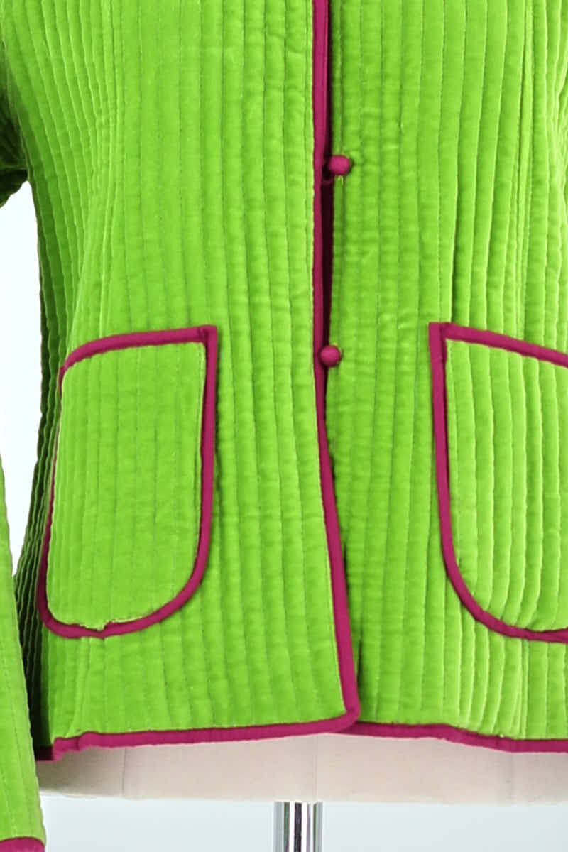 Veste Maria de la Orden Vert en Coton