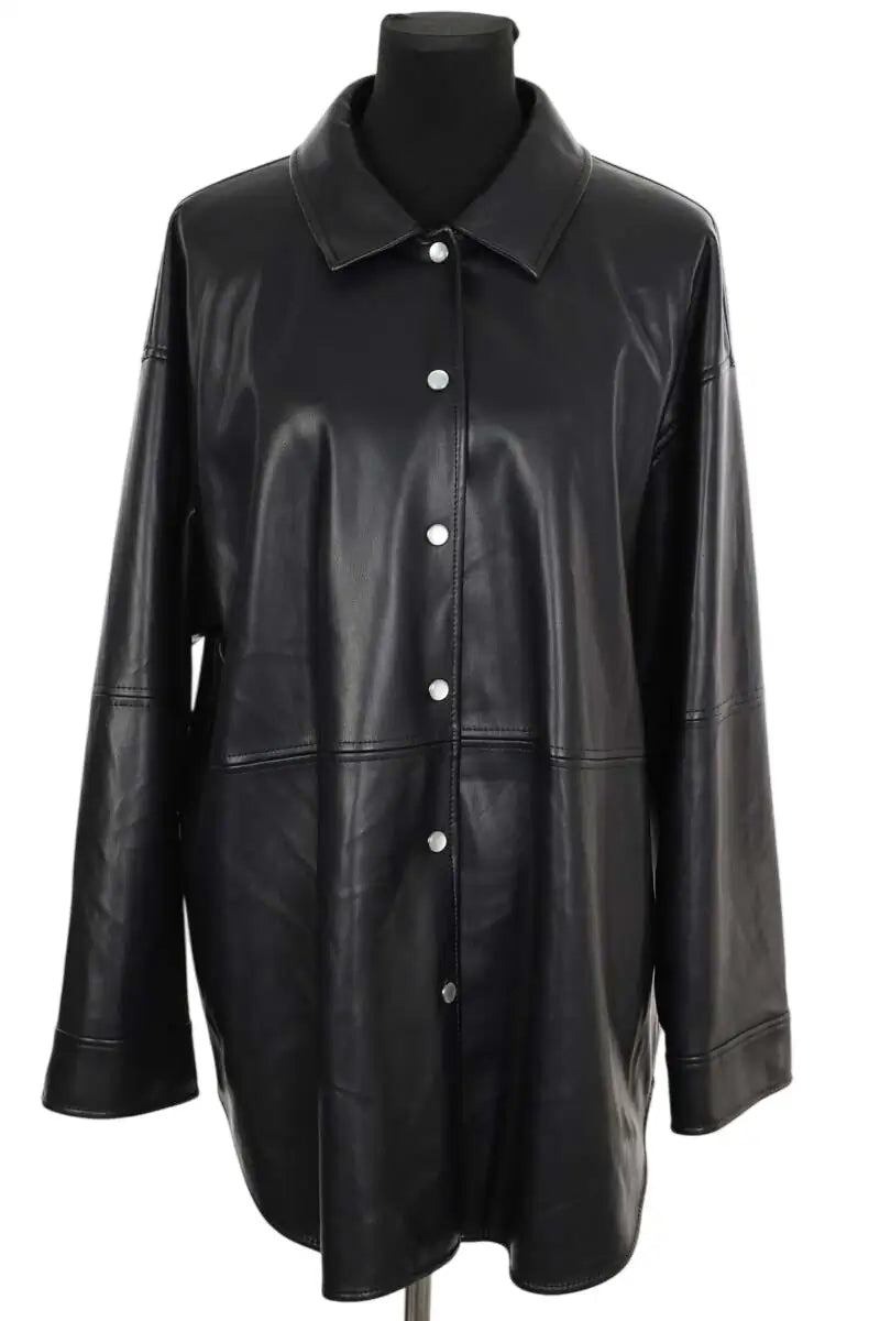 Veste Marina Rinaldi Noir en Polyester, taille XXL - Seconde Main