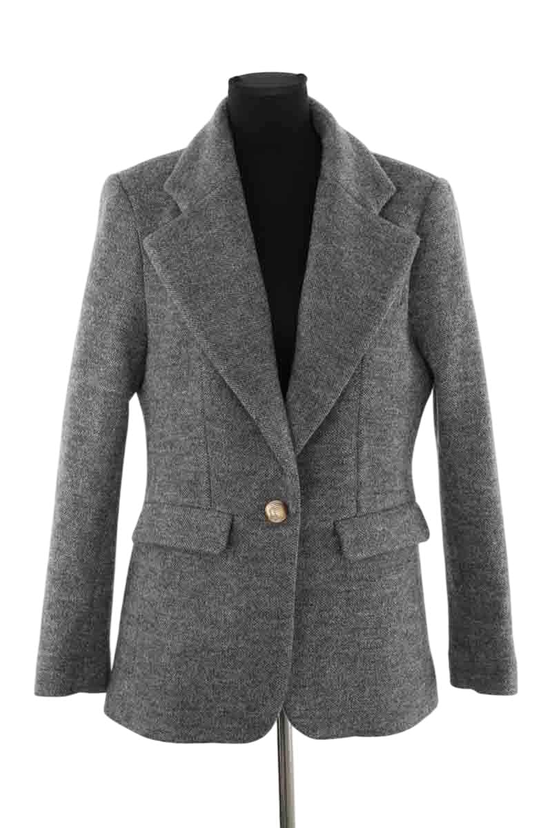 Veste Martin Martin Gris en Laine, taille S - Seconde Main