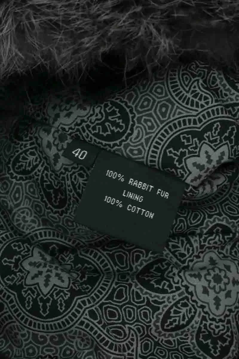 Veste Max & Moi Gris en Fourrure