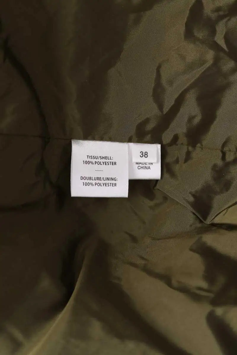 Veste Max & Moi Kaki en Synthétique