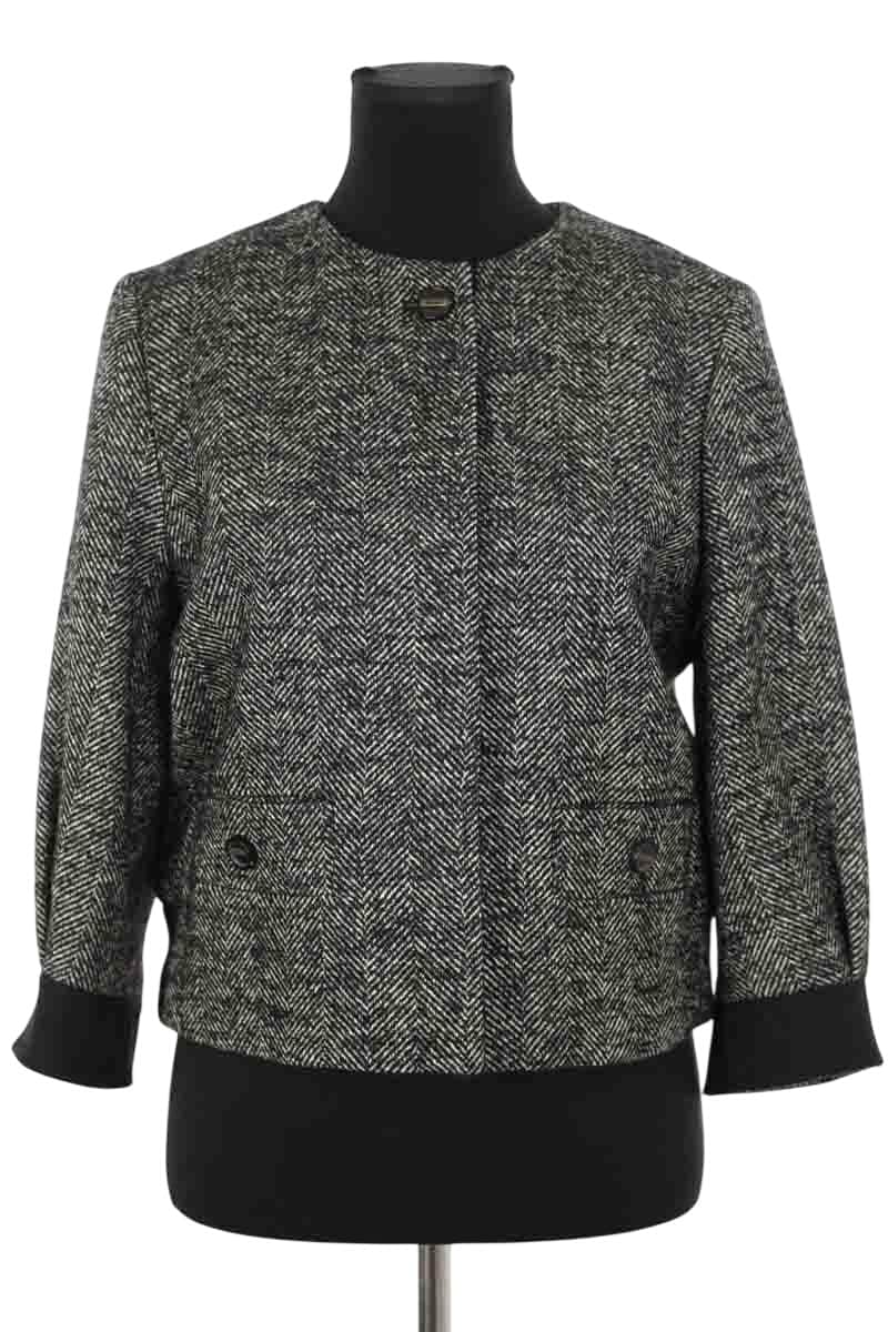 Veste Max Mara Noir en Laine, taille XL - Seconde Main