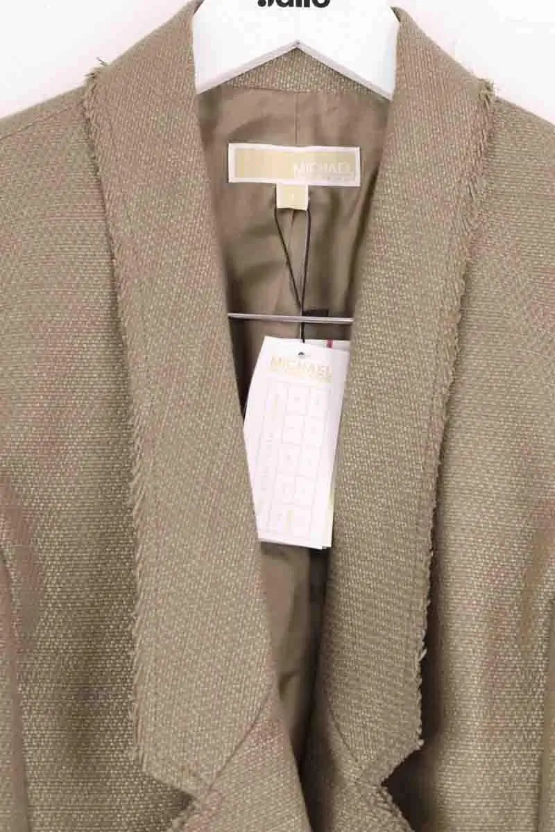Veste Michael Kors Kaki en Synthétique