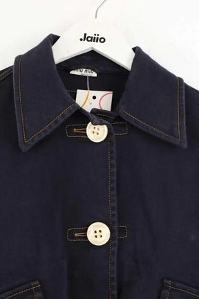 Veste Miu Miu Marine en Coton