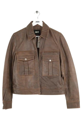 Veste Mkt Studio Marron en Cuir, taille M - Seconde Main