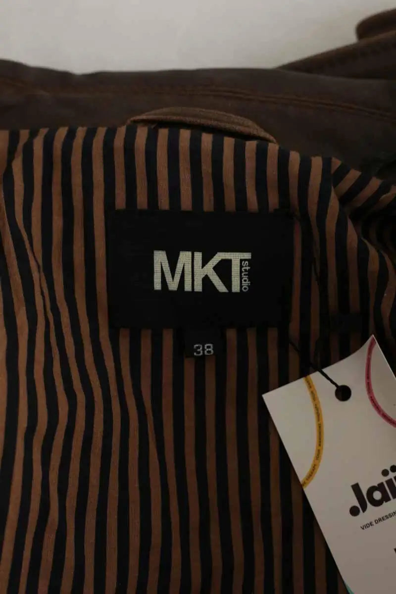 Veste Mkt Studio Marron en Cuir