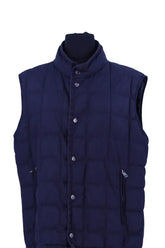 Veste Moncler Bleu en Synthétique, taille XS - Seconde Main