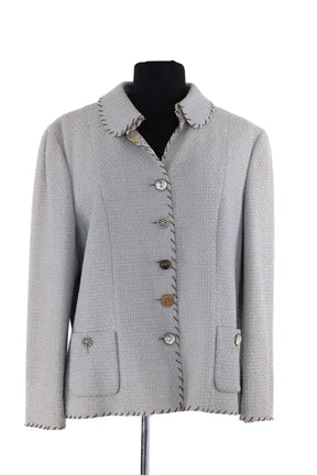 Veste Moschino Bleu en Coton, taille M - Seconde Main