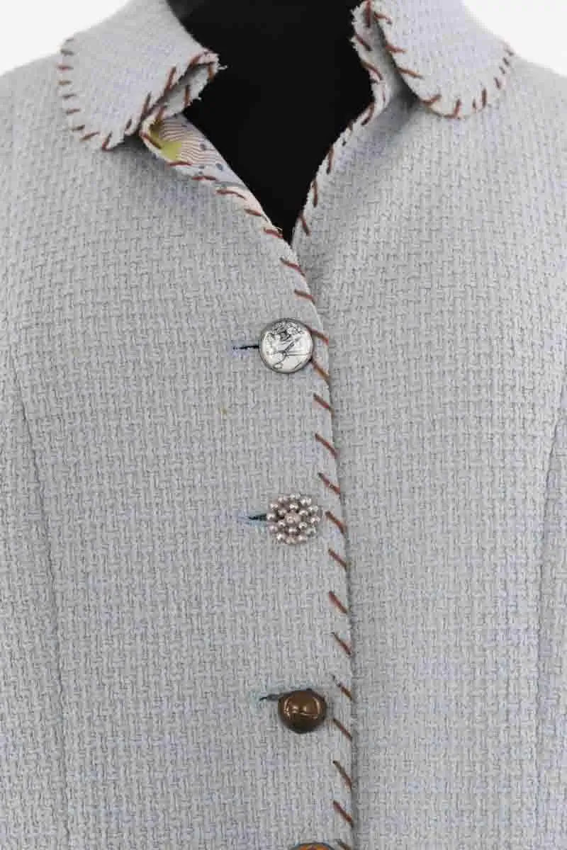Veste Moschino Bleu en Coton
